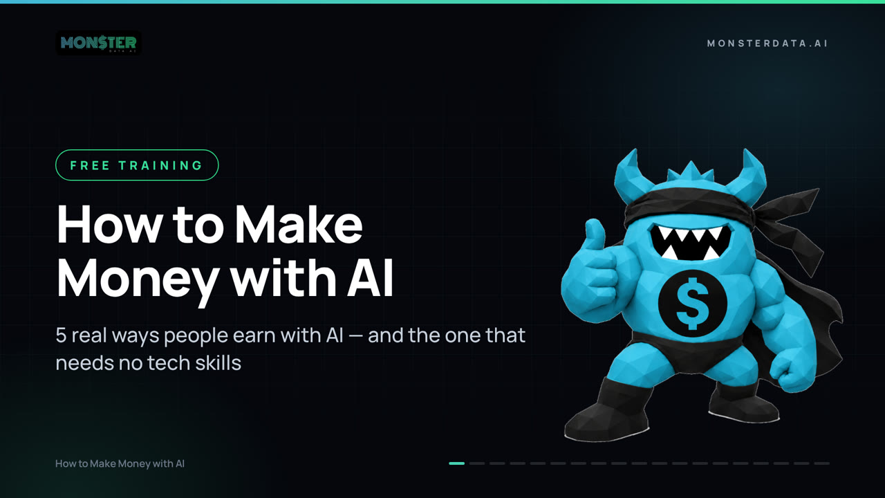 How to Make Money with AI free training
